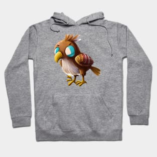 Cute Eagle Drawing Hoodie